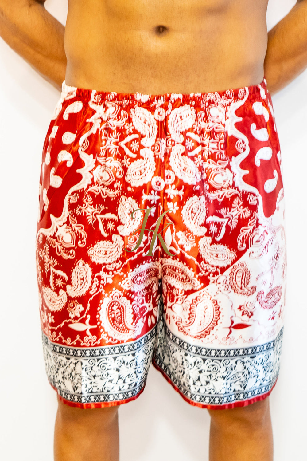 KAYIB Red Silk Short - Elevate Your Style Game with Premium Luxury and Comfort. - kayibstrore