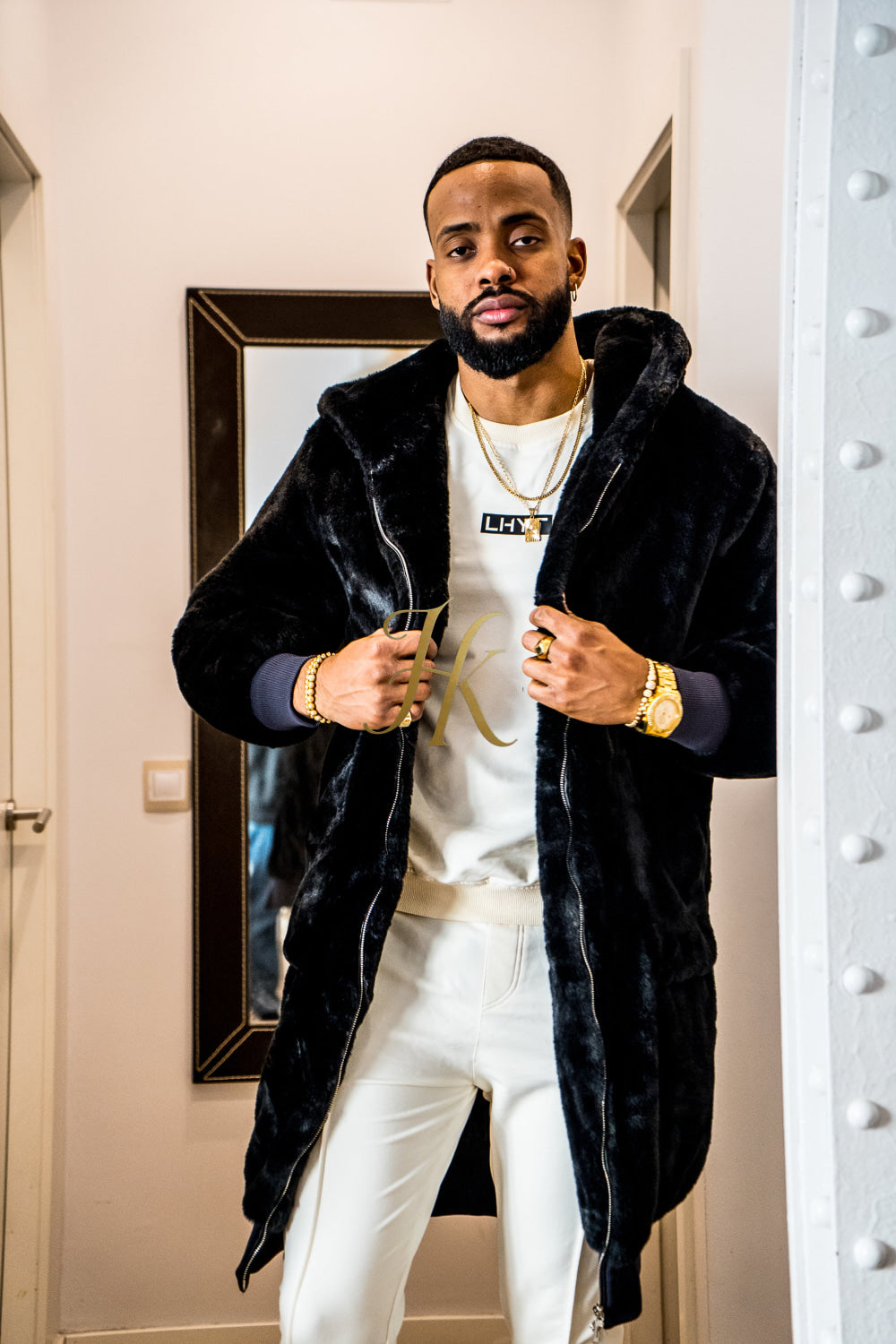 Mens Black Coats & Jackets