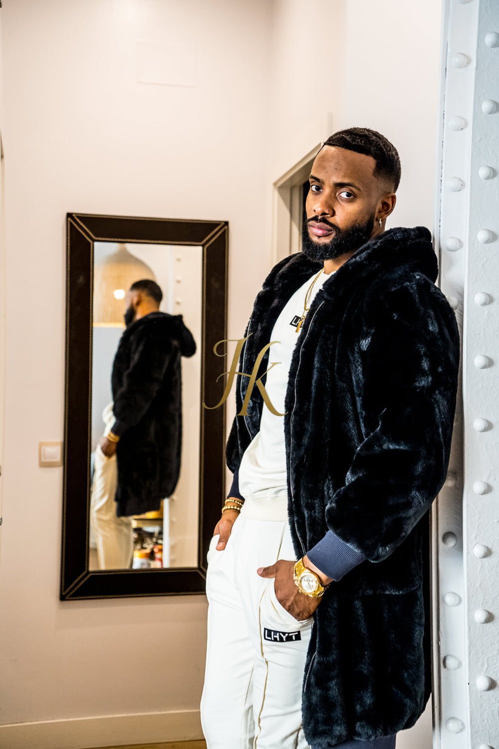 Mens Black Coats & Jackets