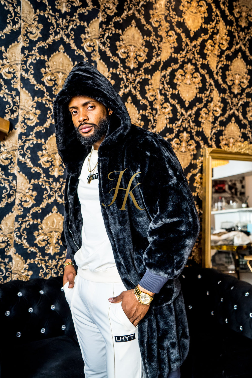 Mens Black Coats & Jackets