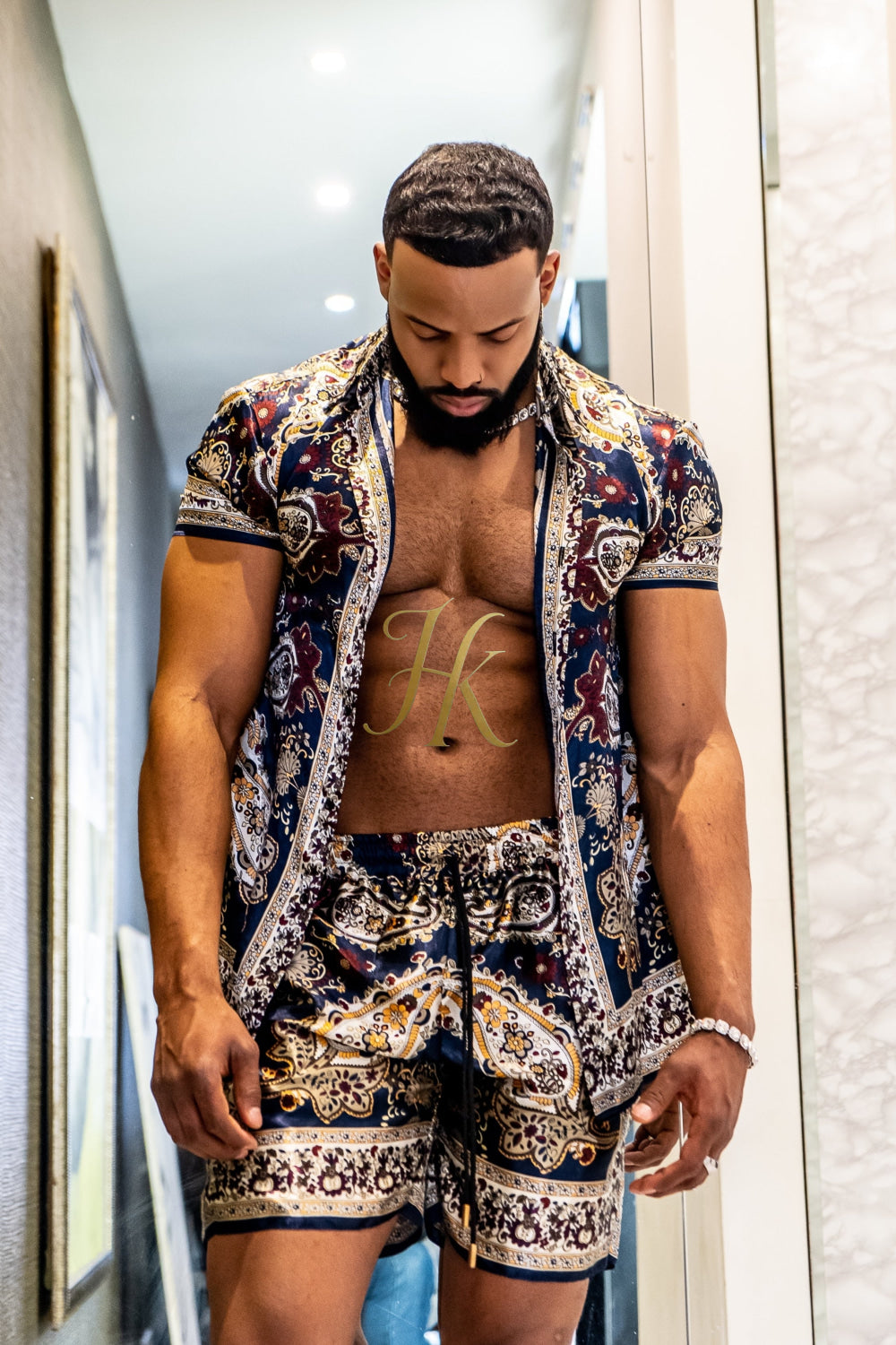 Barocco Outfits Silk Set