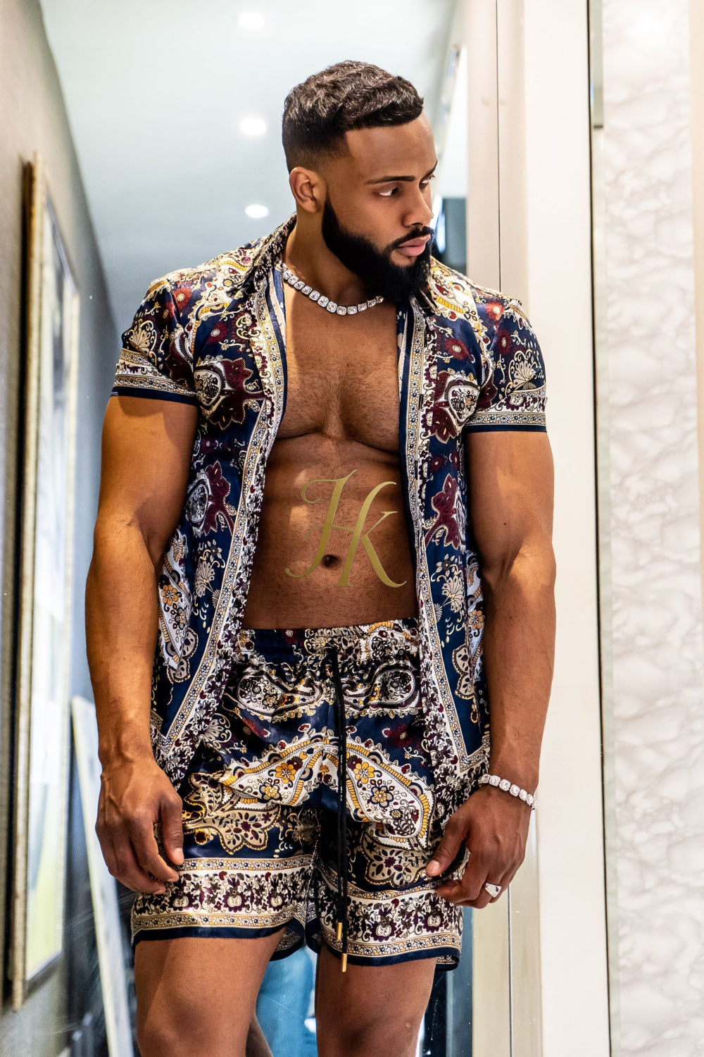 Barocco Outfits Silk Set