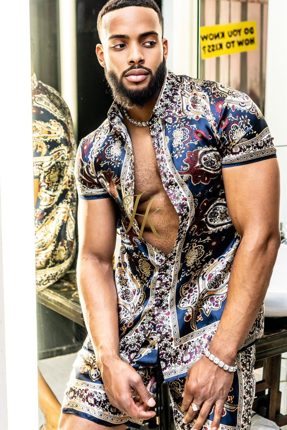 Barocco Outfits Silk Set