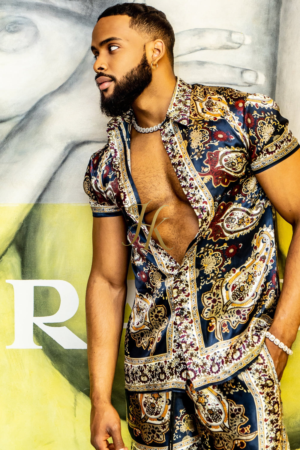 Barocco Outfits Silk Set