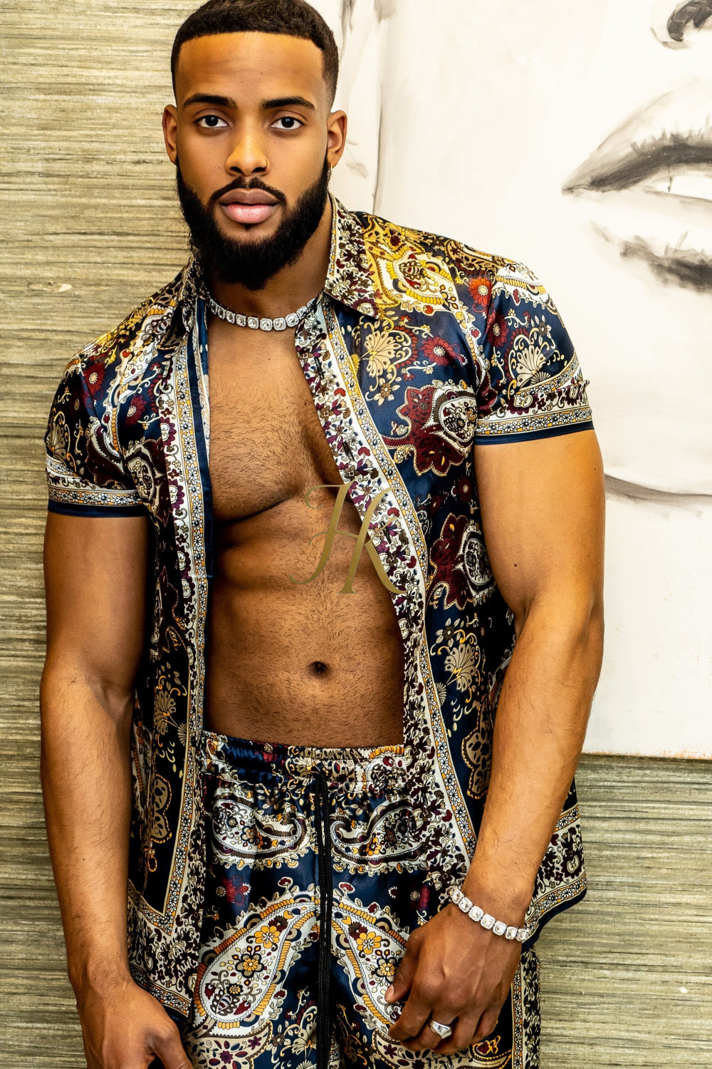 Barocco Outfits Silk Set