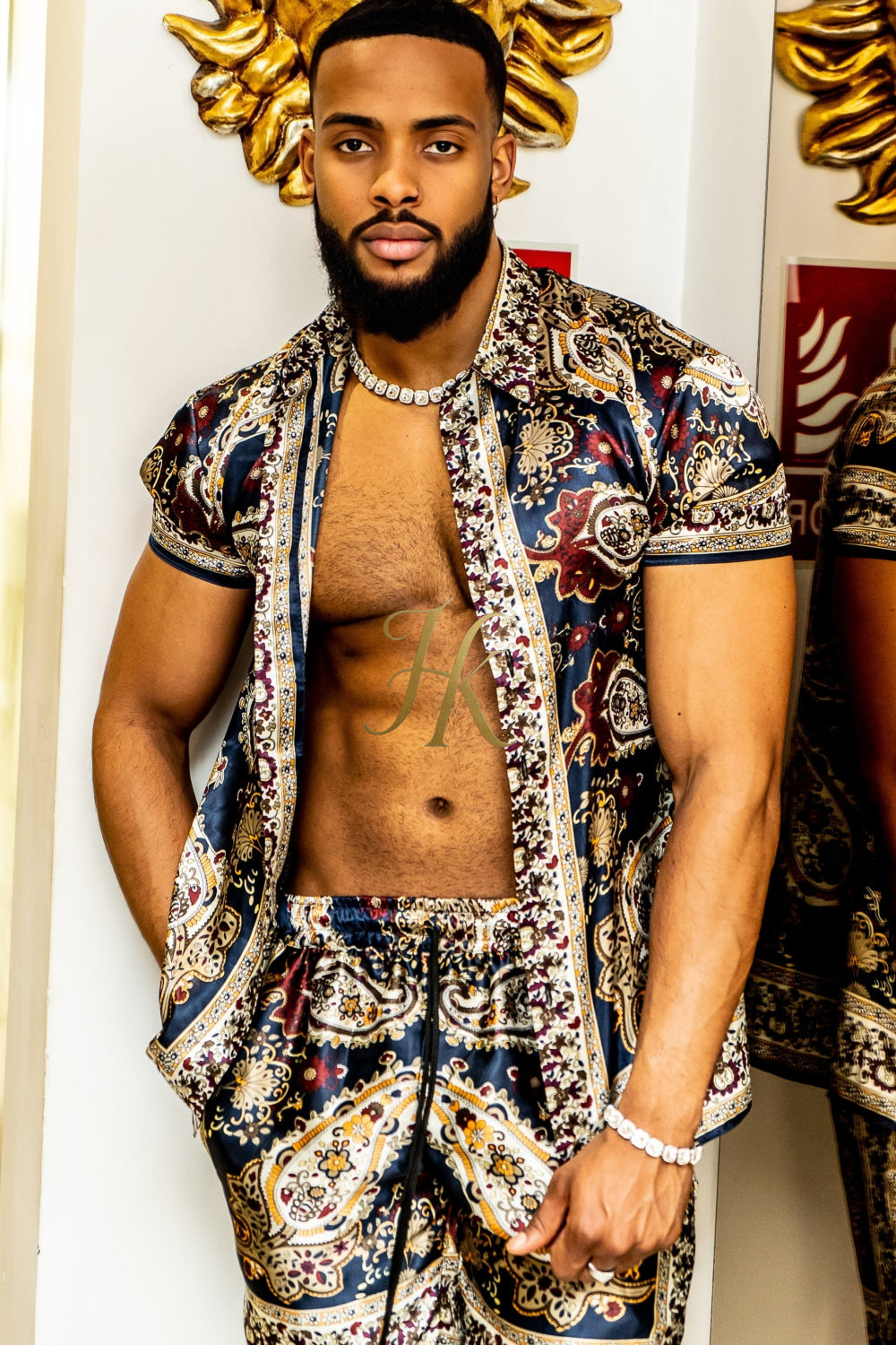 Barocco Outfits Silk Set