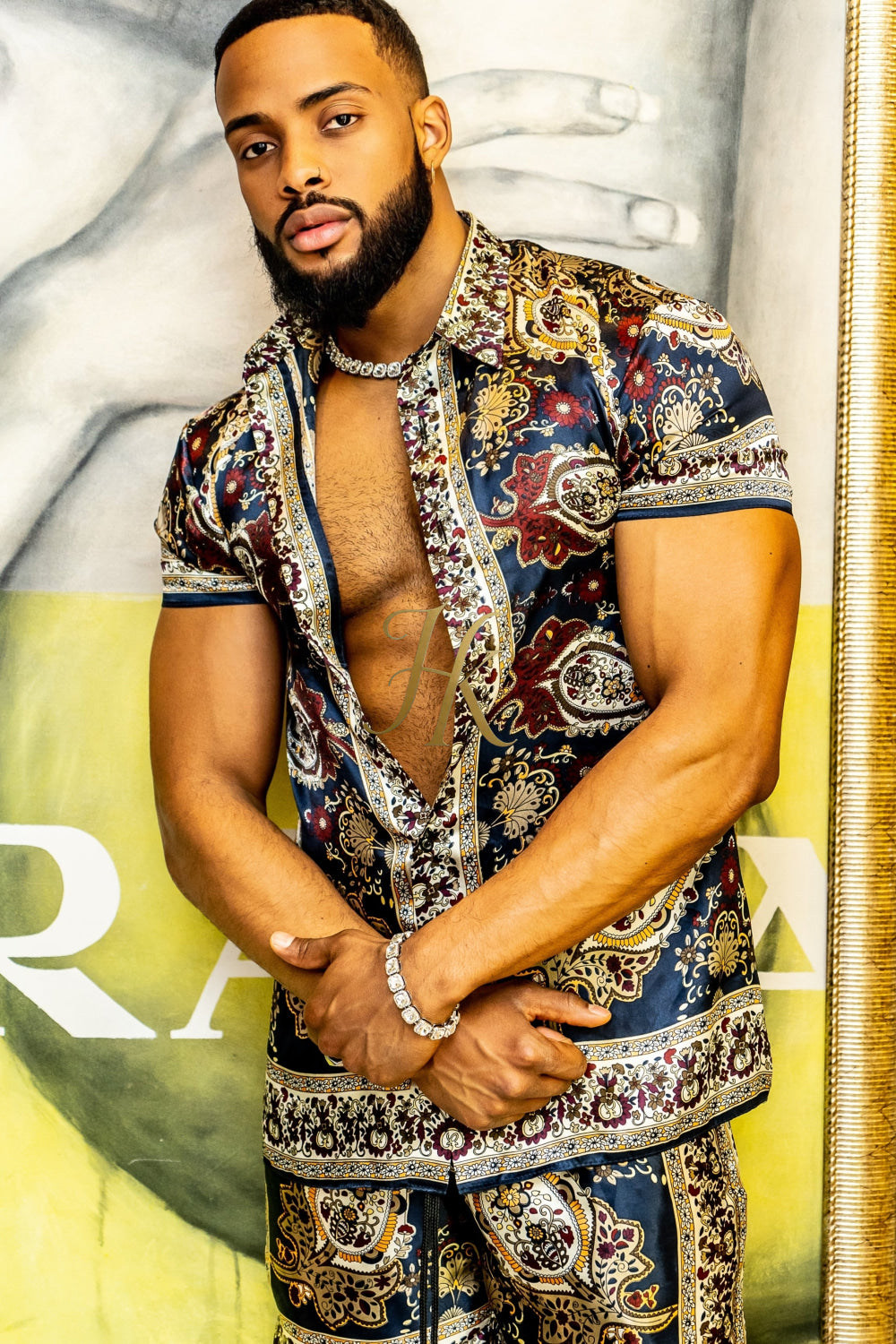 Barocco Outfits Silk Set