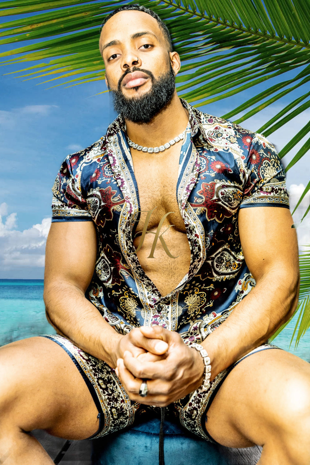Mens Kayib Designer Matching Silk Sets