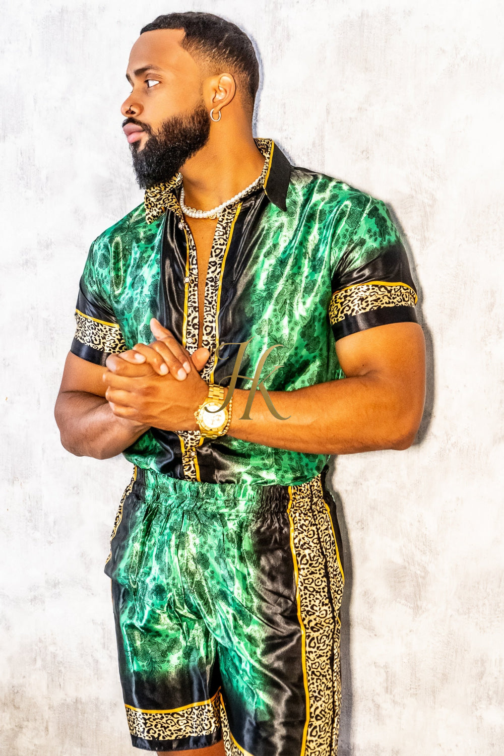 Barocco Mens Luxury Silk Dress Set Outfits