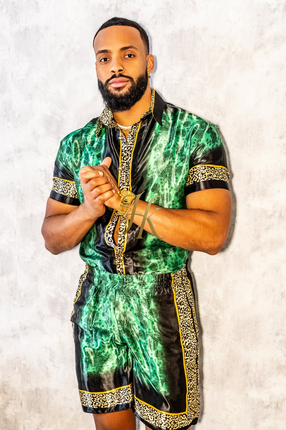 Barocco Mens Luxury Silk Dress Set Outfits