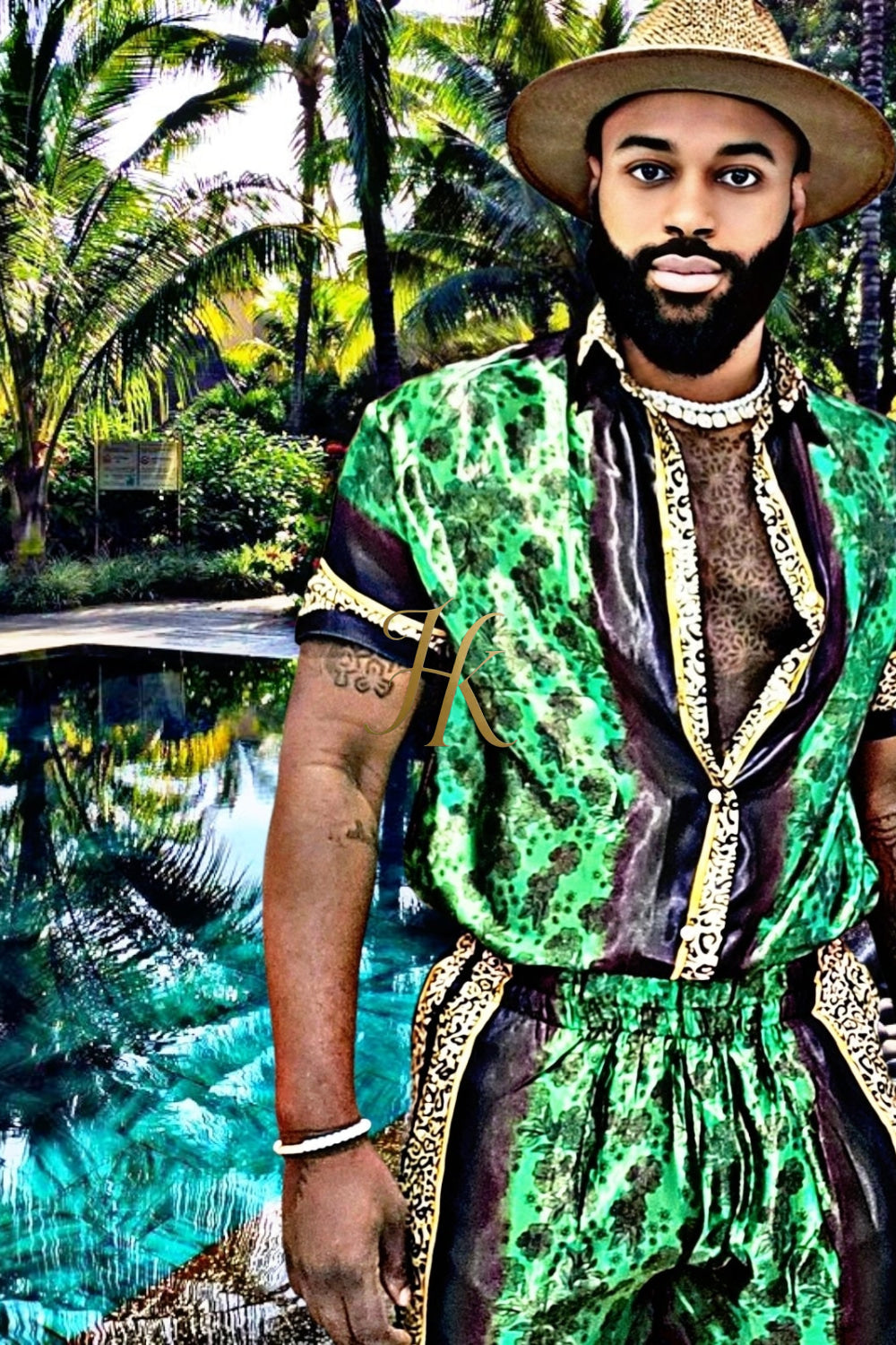 Luxury Mens Summer Beachwear