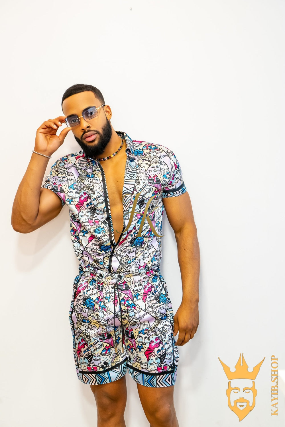 Luxury Handmade Silk Outfit - Elevate Your Style Game with This Sophisticated and Comfortable Masterpiece - Perfect for Summer Getaways and Casual Outings! - kayibstrore