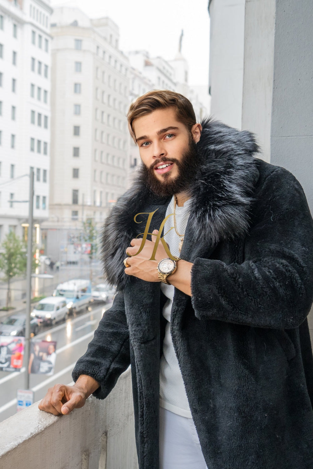 Handmade Men's Teddy Designer Coat - Endure Canadian Winters with Style and Comfort - kayibstrore