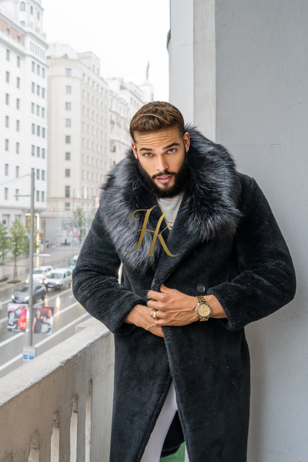 Handmade Men's Teddy Designer Coat - Endure Canadian Winters with Style and Comfort - kayibstrore