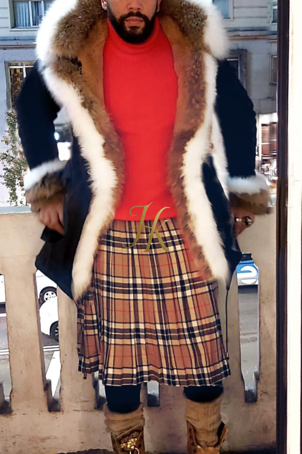Best Fox Fur Coats & Jackets For Men | Collection Of Mens Fur Coat As Picture / M