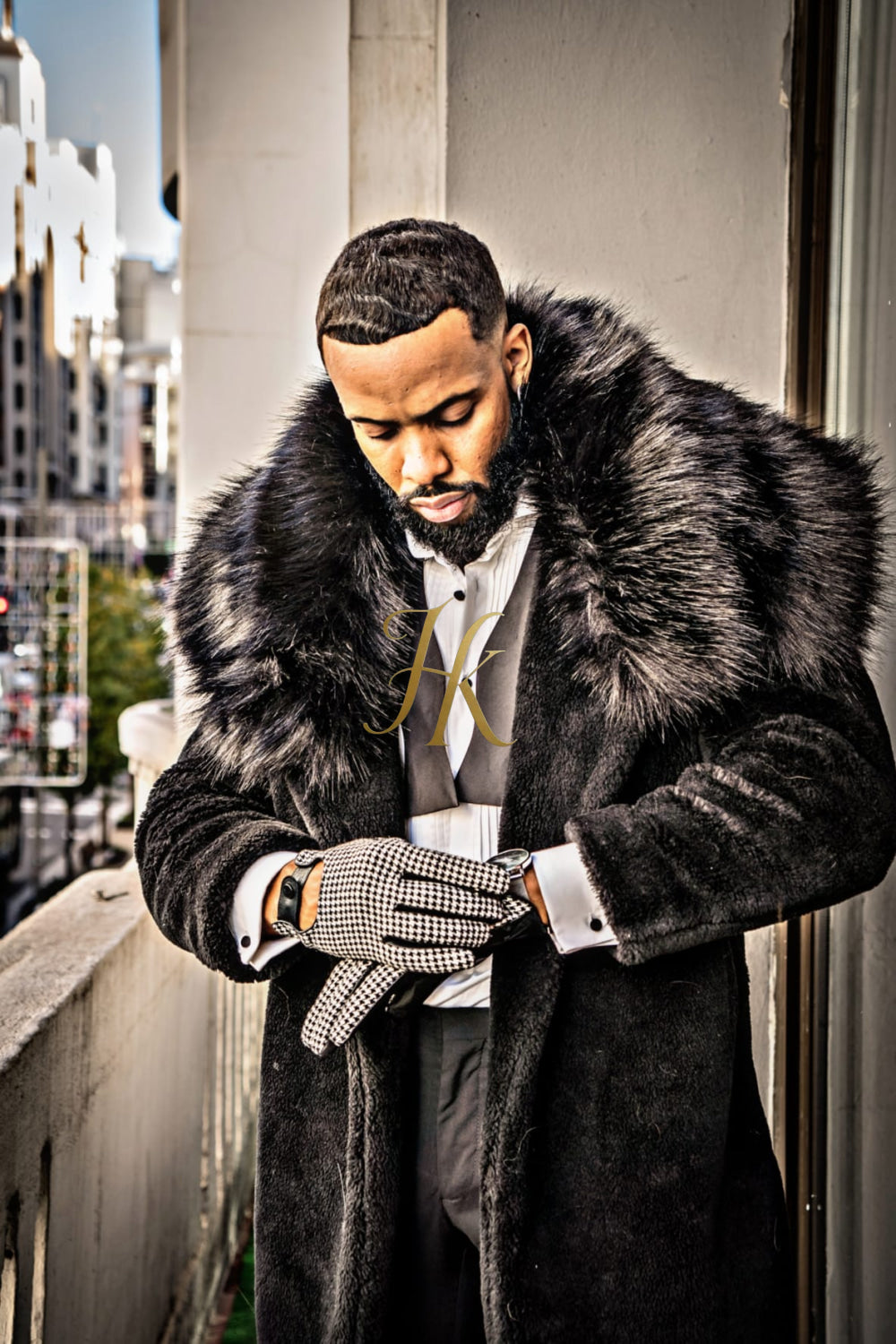 Teddy Luxury Handmade Men's Fur Coat - Limited Edition Italian Leather Outerwear for Eclectic Masculine Style - Stay Warm in Ultimate Comfort and Sophistication - kayibstrore