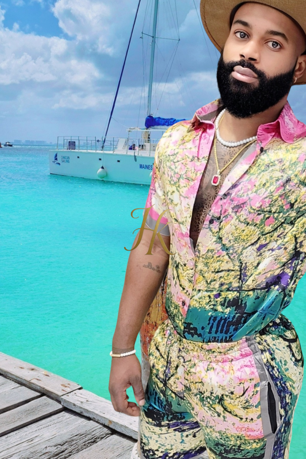 Beach Mens Summer Dress Set