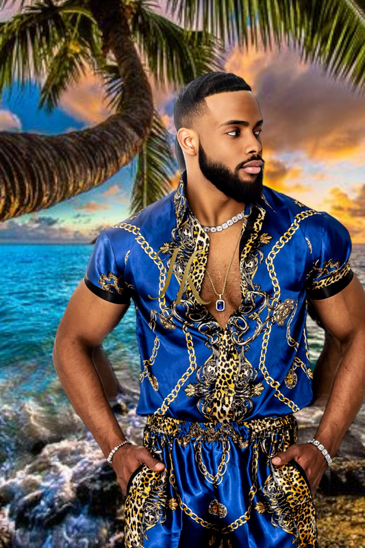 Mens Summer Dress Set Outfits