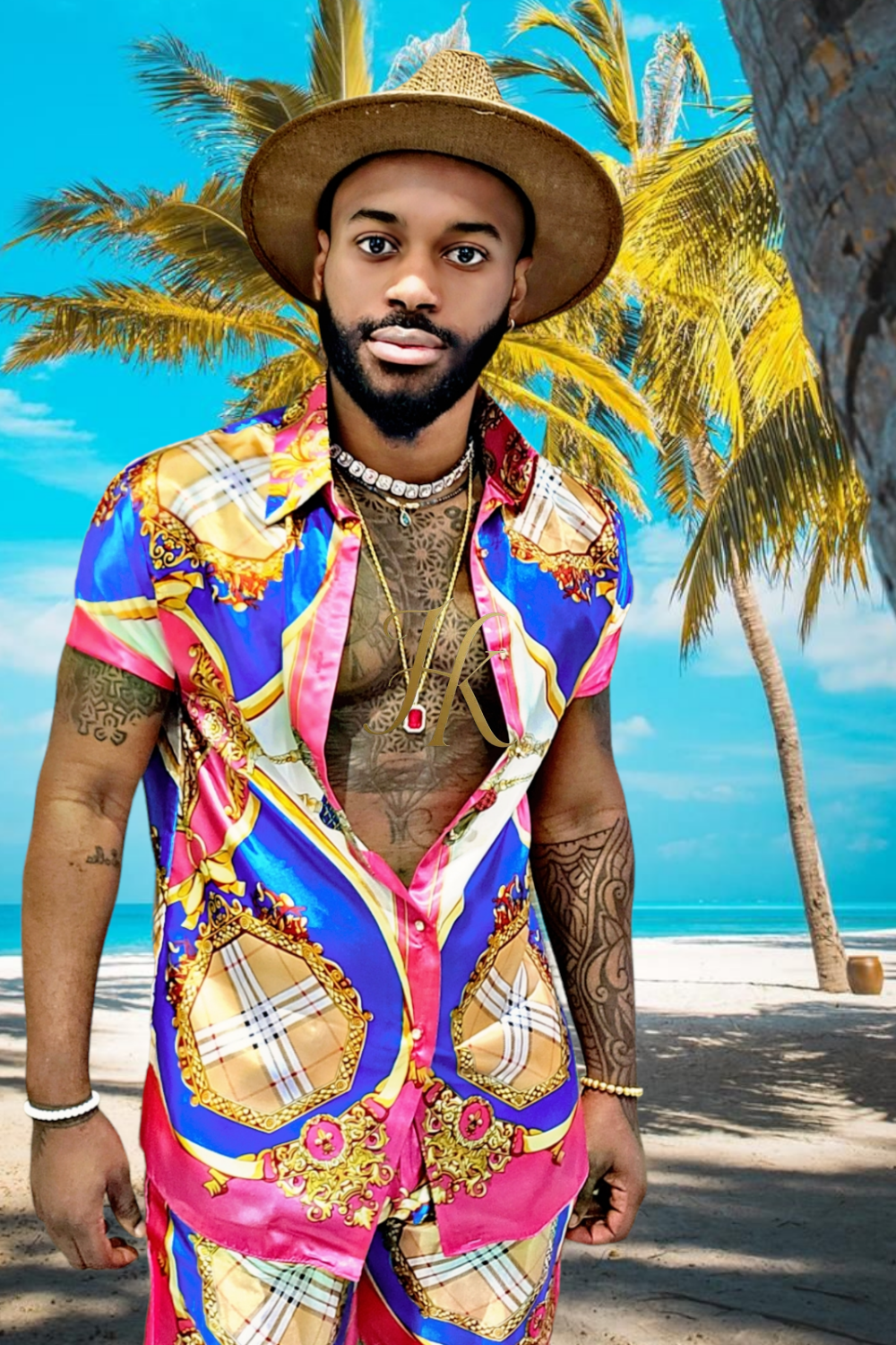 Fashion Mens Summer Beachwear