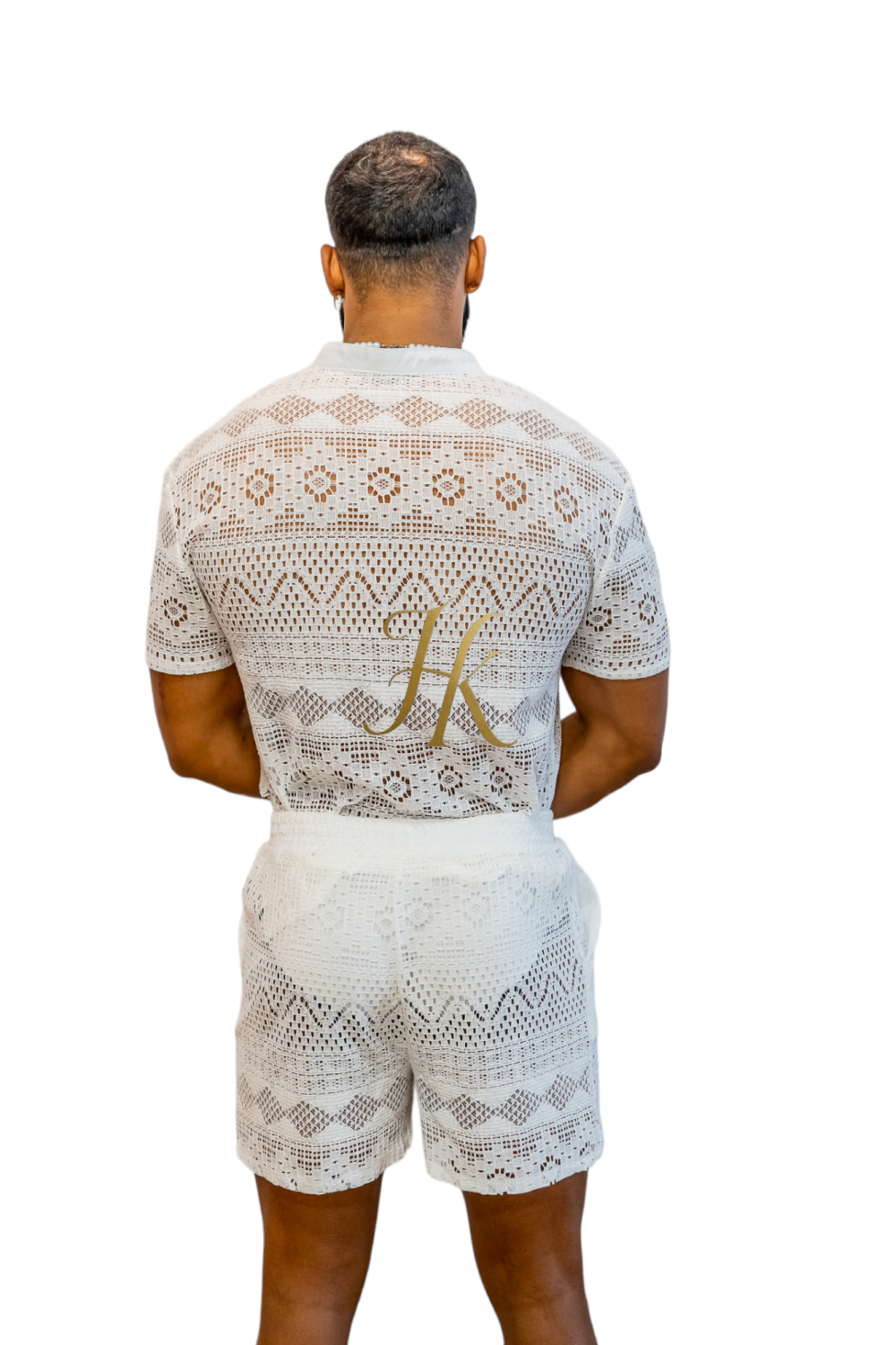Luxurious Men's White Shirt and Shorts Set - Elevate Your Summer Style - Perfect for Any Occasion - kayibstrore