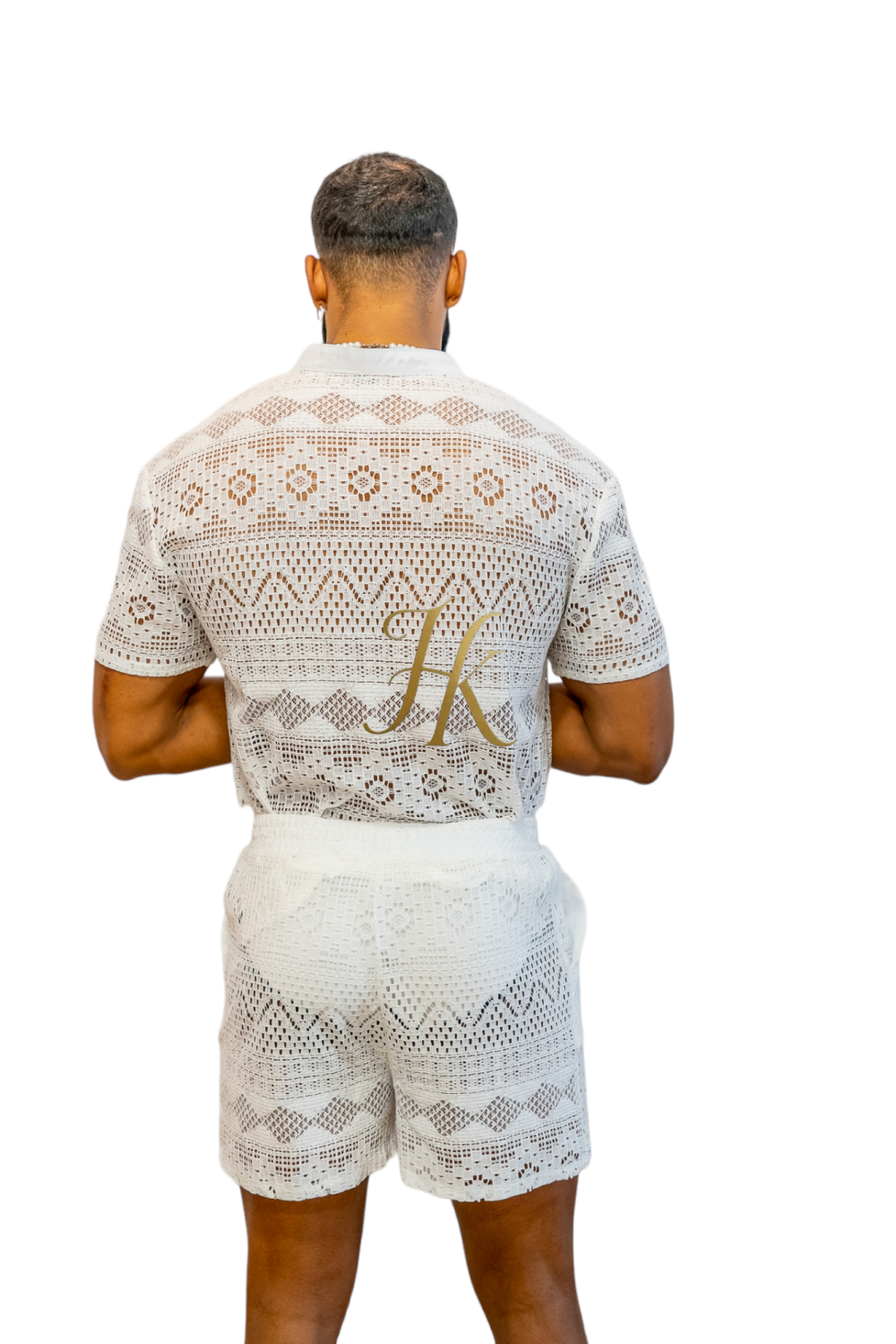 Luxurious Men's White Shirt and Shorts Set - Elevate Your Summer Style - Perfect for Any Occasion - kayibstrore