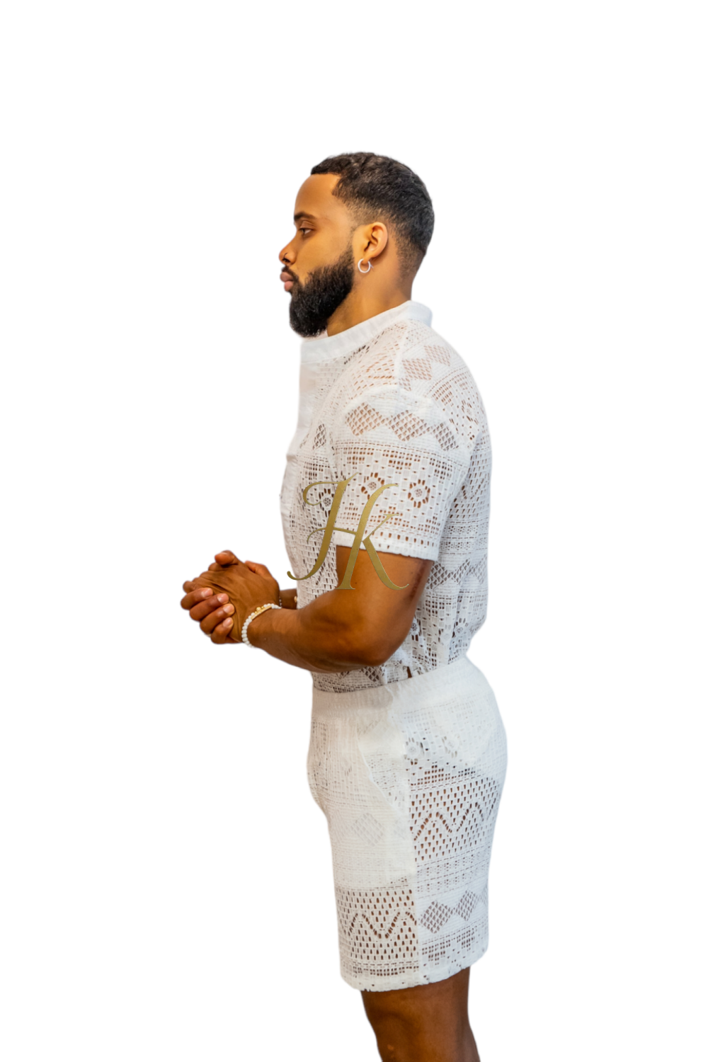 Luxurious Men's White Shirt and Shorts Set - Elevate Your Summer Style - Perfect for Any Occasion - kayibstrore