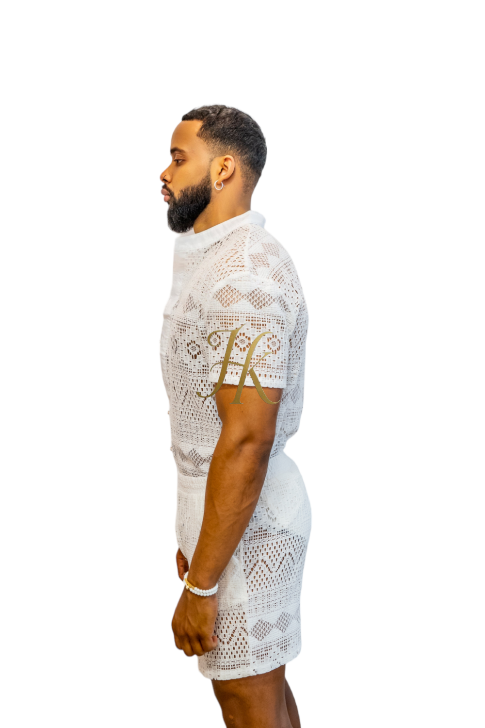 Luxurious Men's White Shirt and Shorts Set - Elevate Your Summer Style - Perfect for Any Occasion - kayibstrore