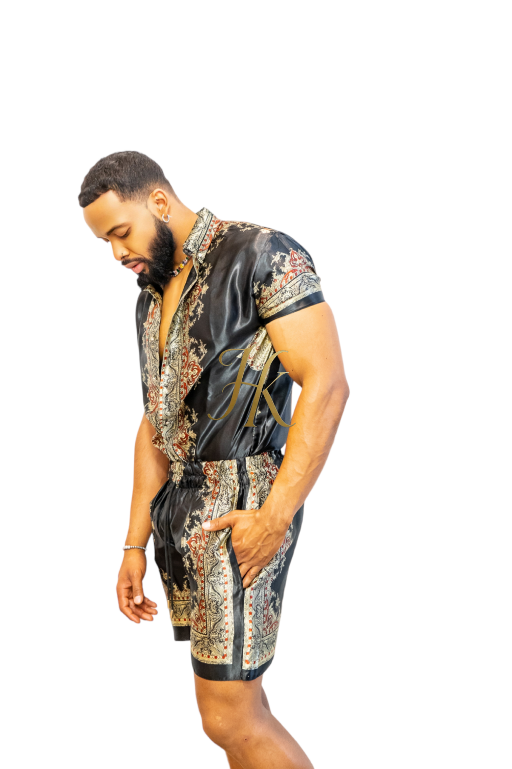 Barroco Silk Outfit - Luxurious Comfort and Stylish Sophistication - Elevate Your Fashion Game - kayibstrore