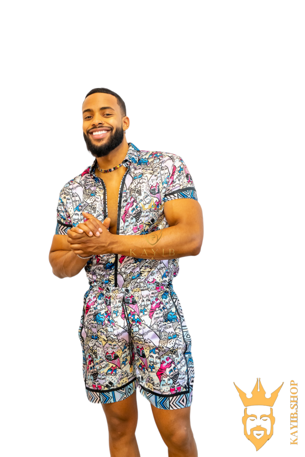 Luxury Handmade Silk Outfit - Elevate Your Style Game with This Sophisticated and Comfortable Masterpiece - Perfect for Summer Getaways and Casual Outings! - kayibstrore