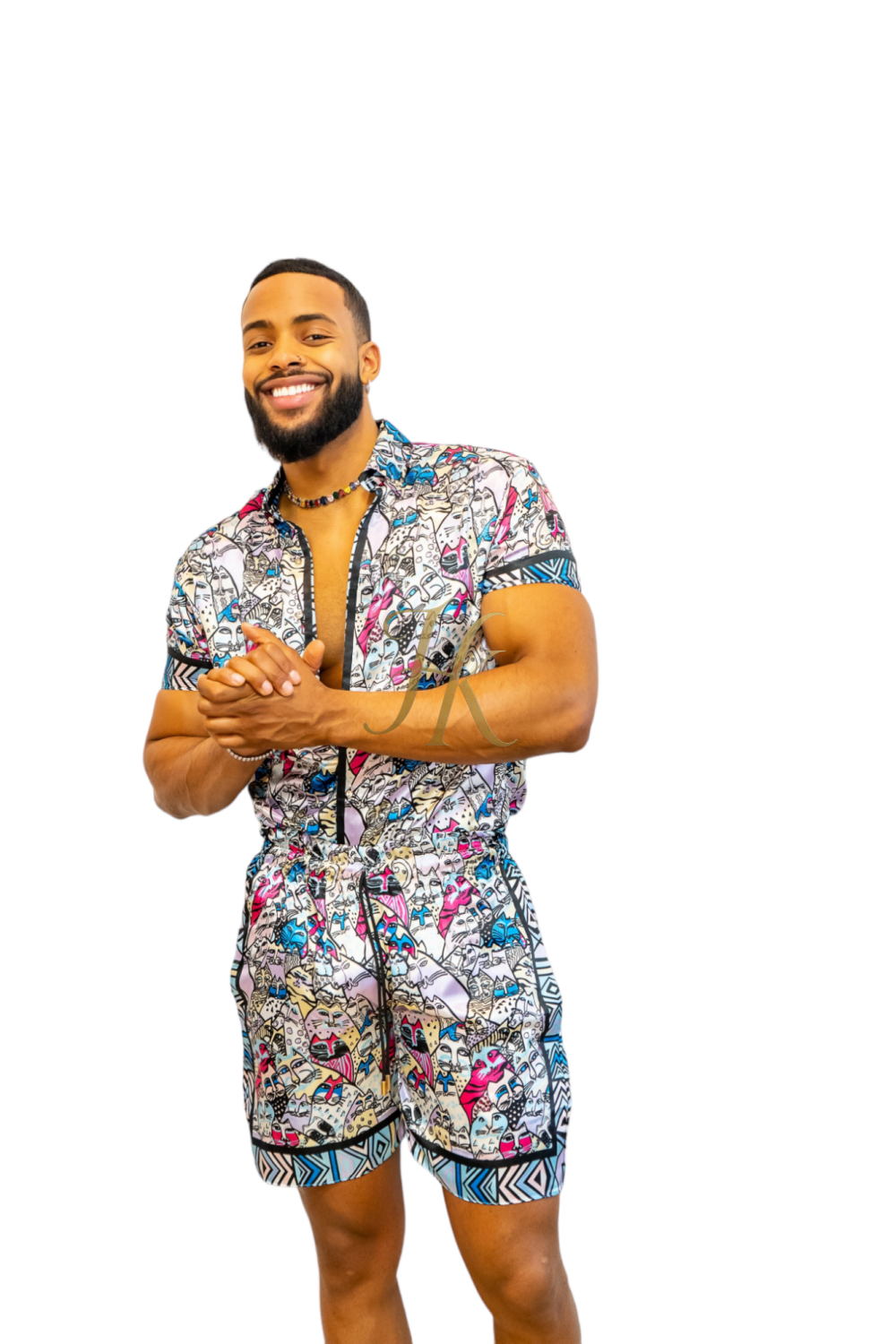 KAYIB Manga Barroco Silk Outfit - Elevate Your Style Game with This Sophisticated and Comfortable Masterpiece - Perfect for Summer Getaways and Casual Outings! - kayibstrore