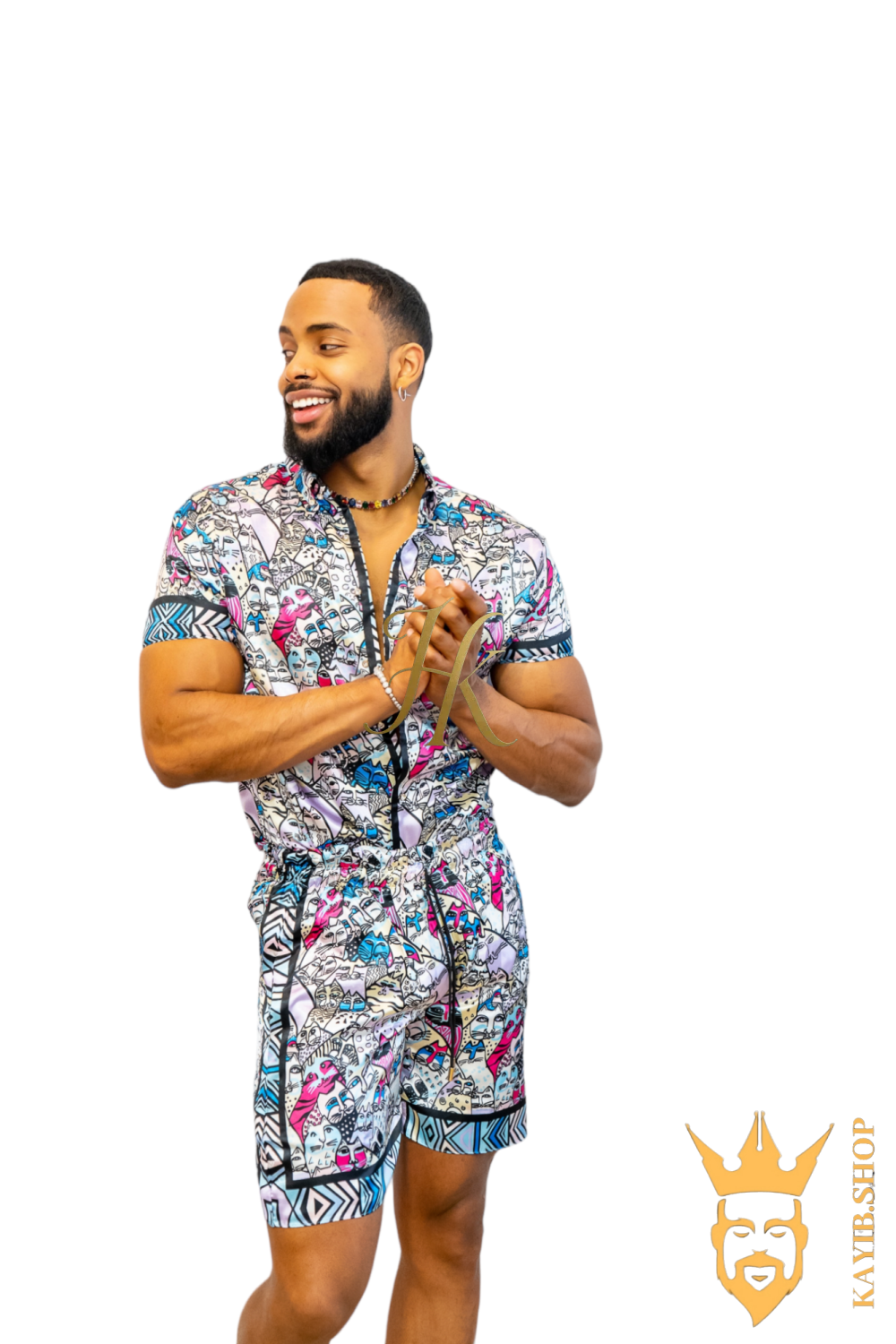 Luxury Handmade Silk Outfit - Elevate Your Style Game with This Sophisticated and Comfortable Masterpiece - Perfect for Summer Getaways and Casual Outings! - kayibstrore