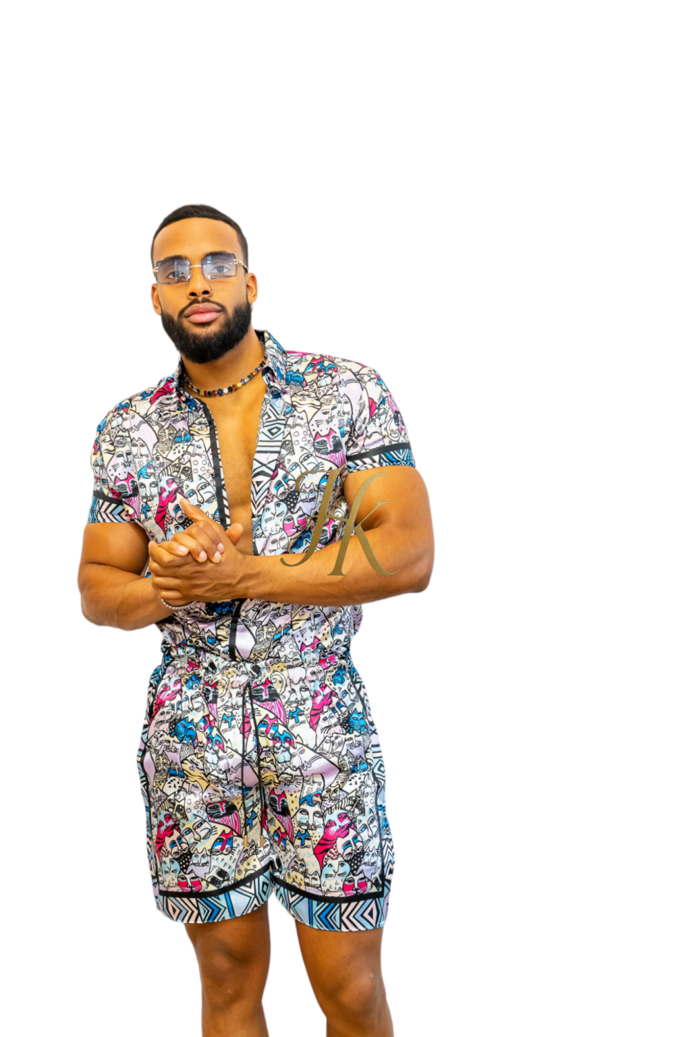 KAYIB Manga Barroco Silk Outfit - Elevate Your Style Game with This Sophisticated and Comfortable Masterpiece - Perfect for Summer Getaways and Casual Outings! - kayibstrore
