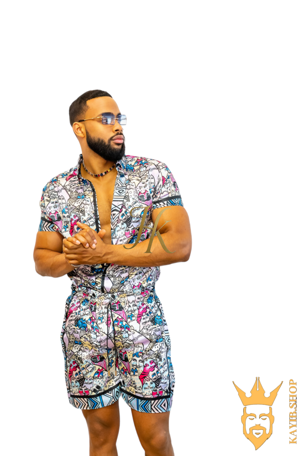 Luxury Handmade Silk Outfit - Elevate Your Style Game with This Sophisticated and Comfortable Masterpiece - Perfect for Summer Getaways and Casual Outings! - kayibstrore