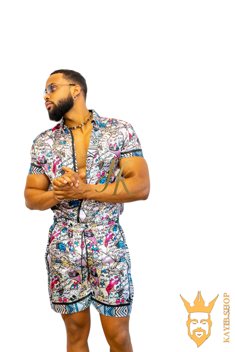 Luxury Handmade Silk Outfit - Elevate Your Style Game with This Sophisticated and Comfortable Masterpiece - Perfect for Summer Getaways and Casual Outings! - kayibstrore