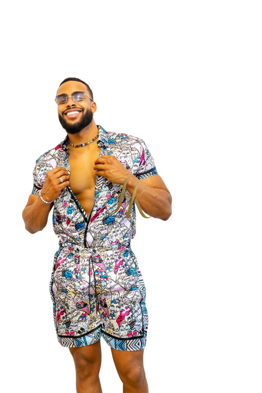 KAYIB Manga Barroco Silk Outfit - Elevate Your Style Game with This Sophisticated and Comfortable Masterpiece - Perfect for Summer Getaways and Casual Outings! - kayibstrore