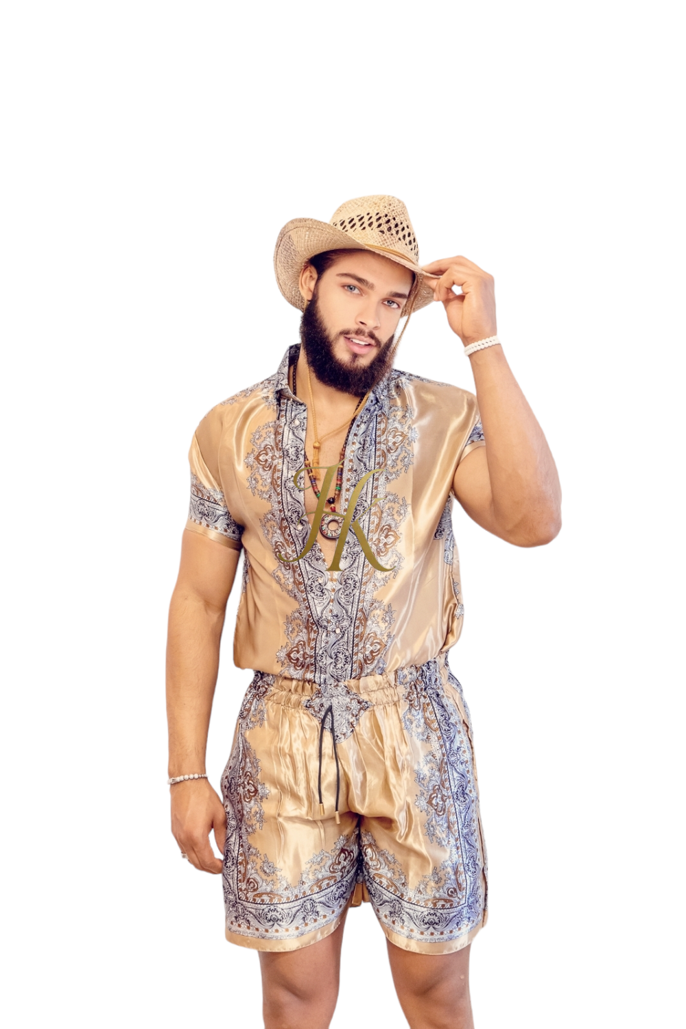 Festival Handmade Red Men's Silk Dress Set Outfit - Make a Sartorial Statement with Opulent Style and Customizable Fit - kayibstrore