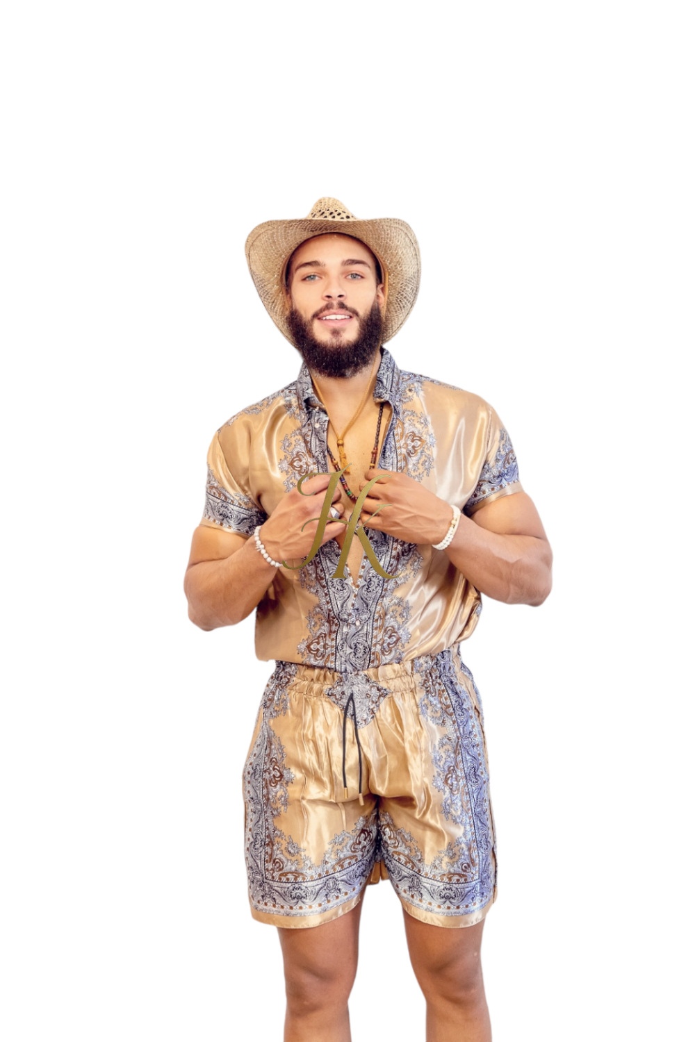 Festival Handmade Red Men's Silk Dress Set Outfit - Make a Sartorial Statement with Opulent Style and Customizable Fit - kayibstrore