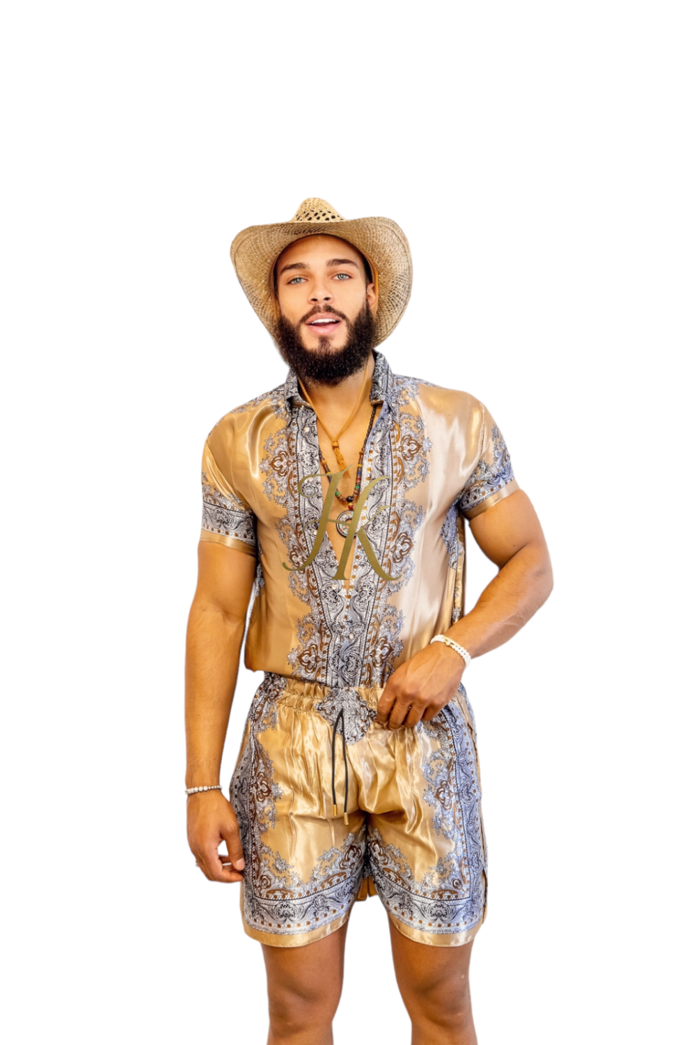Festival Handmade Red Men's Silk Dress Set Outfit - Make a Sartorial Statement with Opulent Style and Customizable Fit - kayibstrore