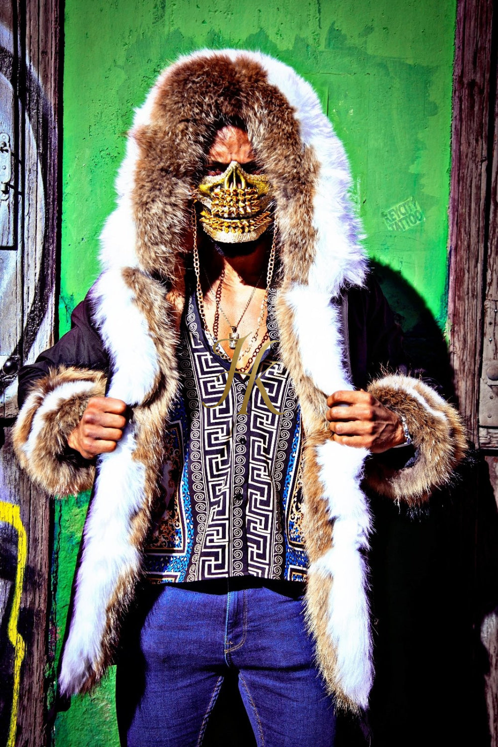 Fox Fur Coats & Jackets For Men | Designer For