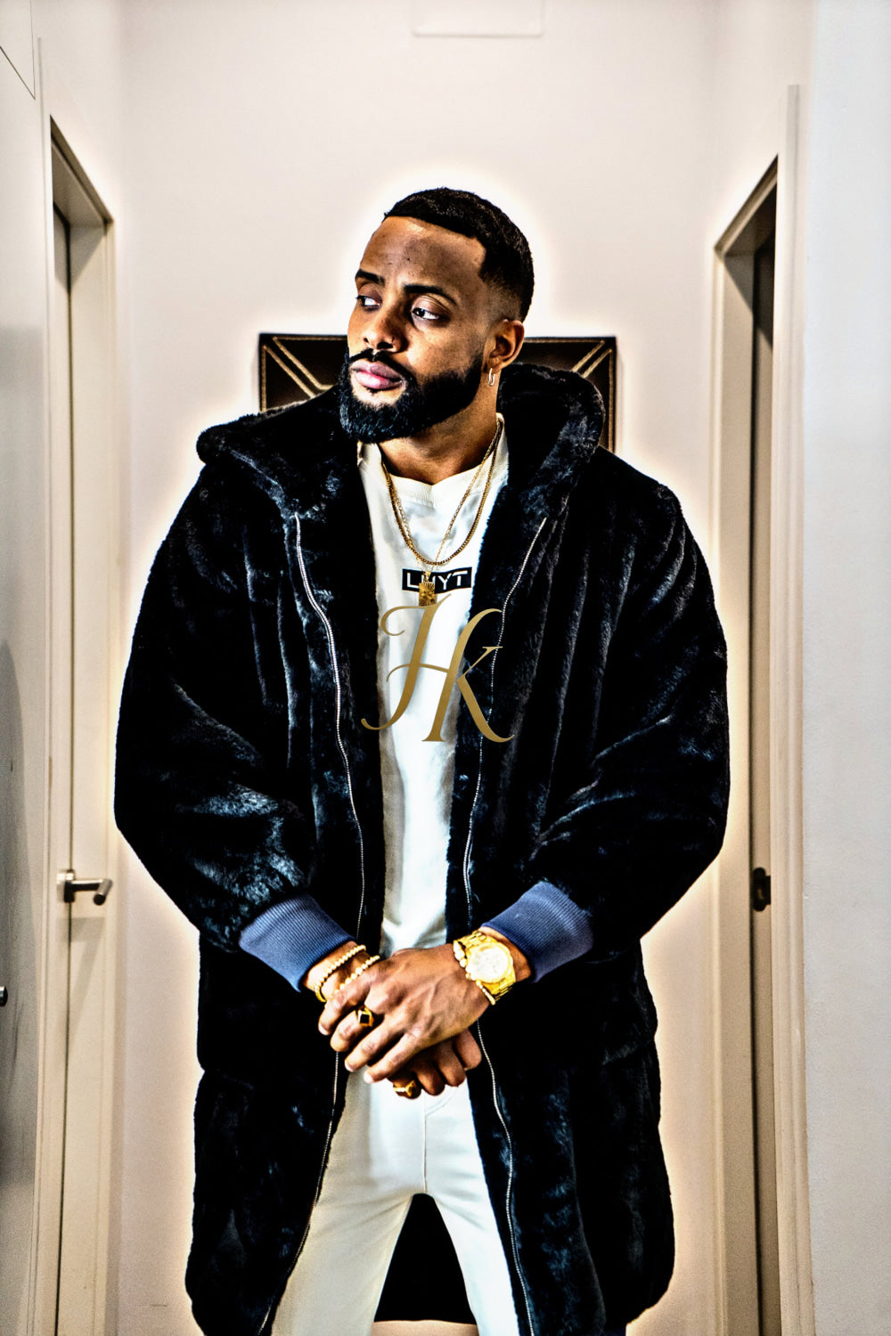 Mens Black Coats & Jackets