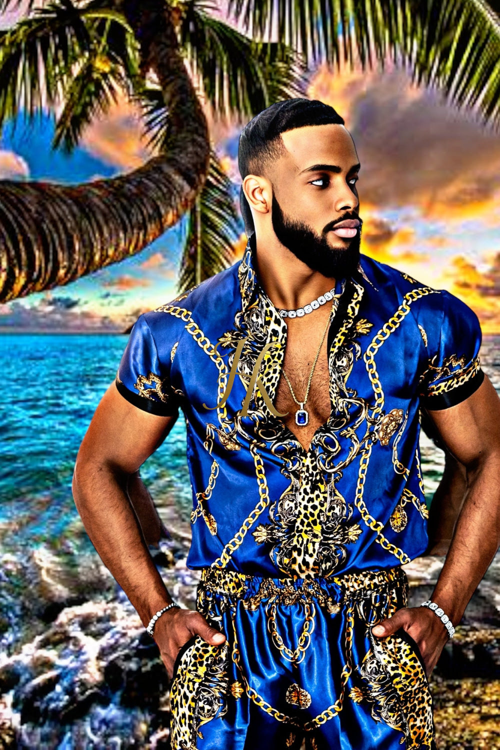 Mens Summer Dress Set Outfits