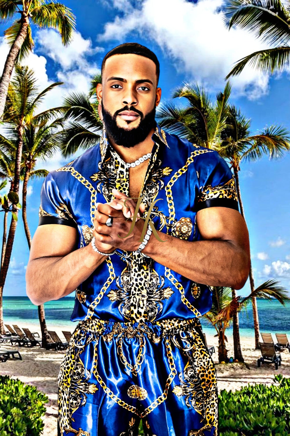 Mens Summer Dress Set Outfits