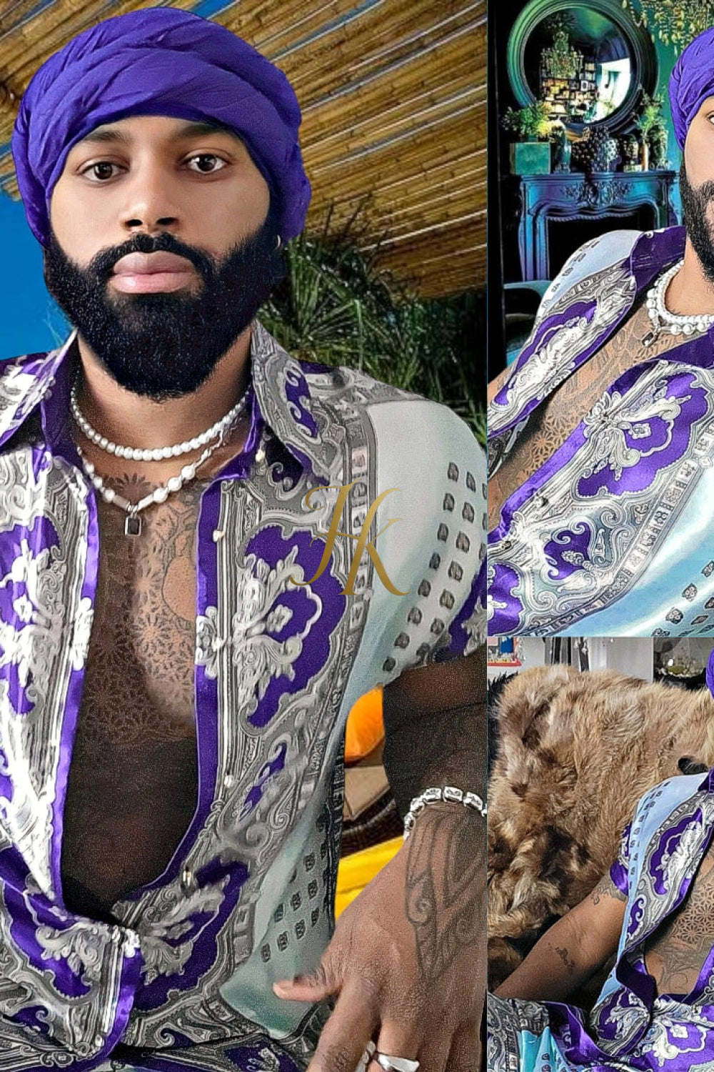 Beach Mens Summer Dress Set