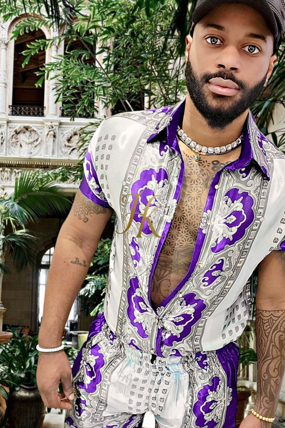 Beach Mens Summer Dress Set