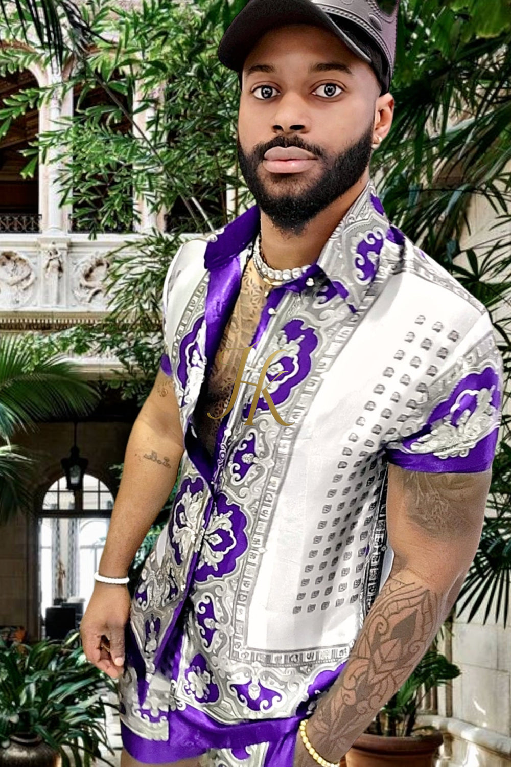 Beach Mens Summer Dress Set