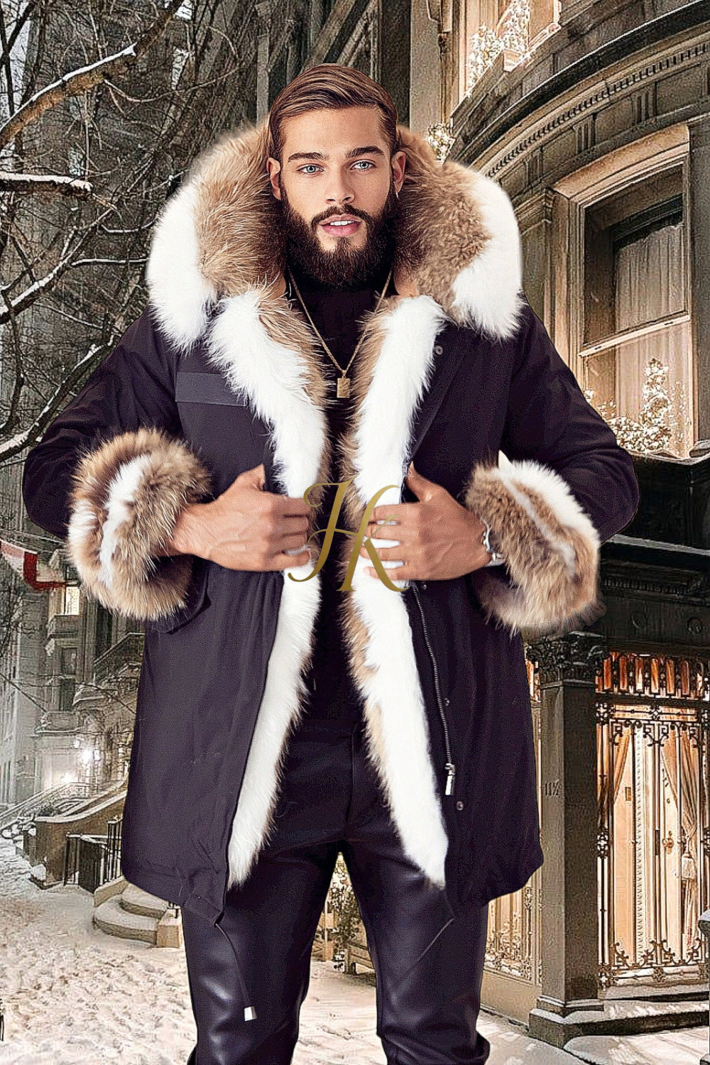 Men's Luxury Designer Coats - Elevate Your Winter Wardrobe - Versatility and Style Combined - kayibstrore
