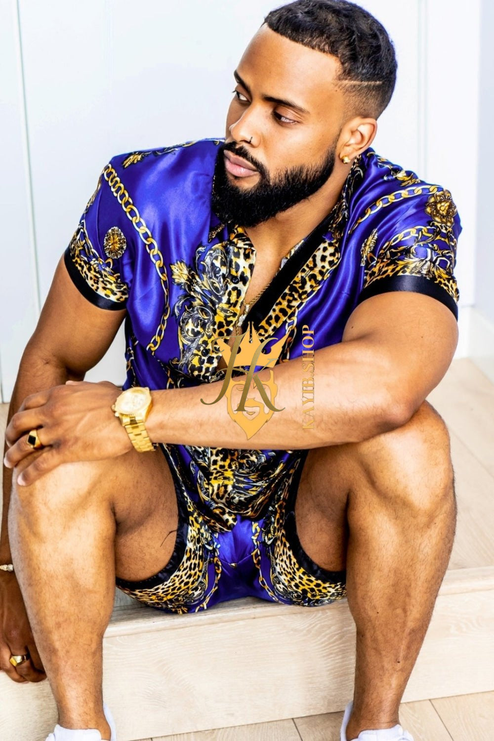 Barocco Men's Silk Set - Elevate Your Style with Pure Luxury - Hand-Sewn for Impeccable Quality - kayibstrore