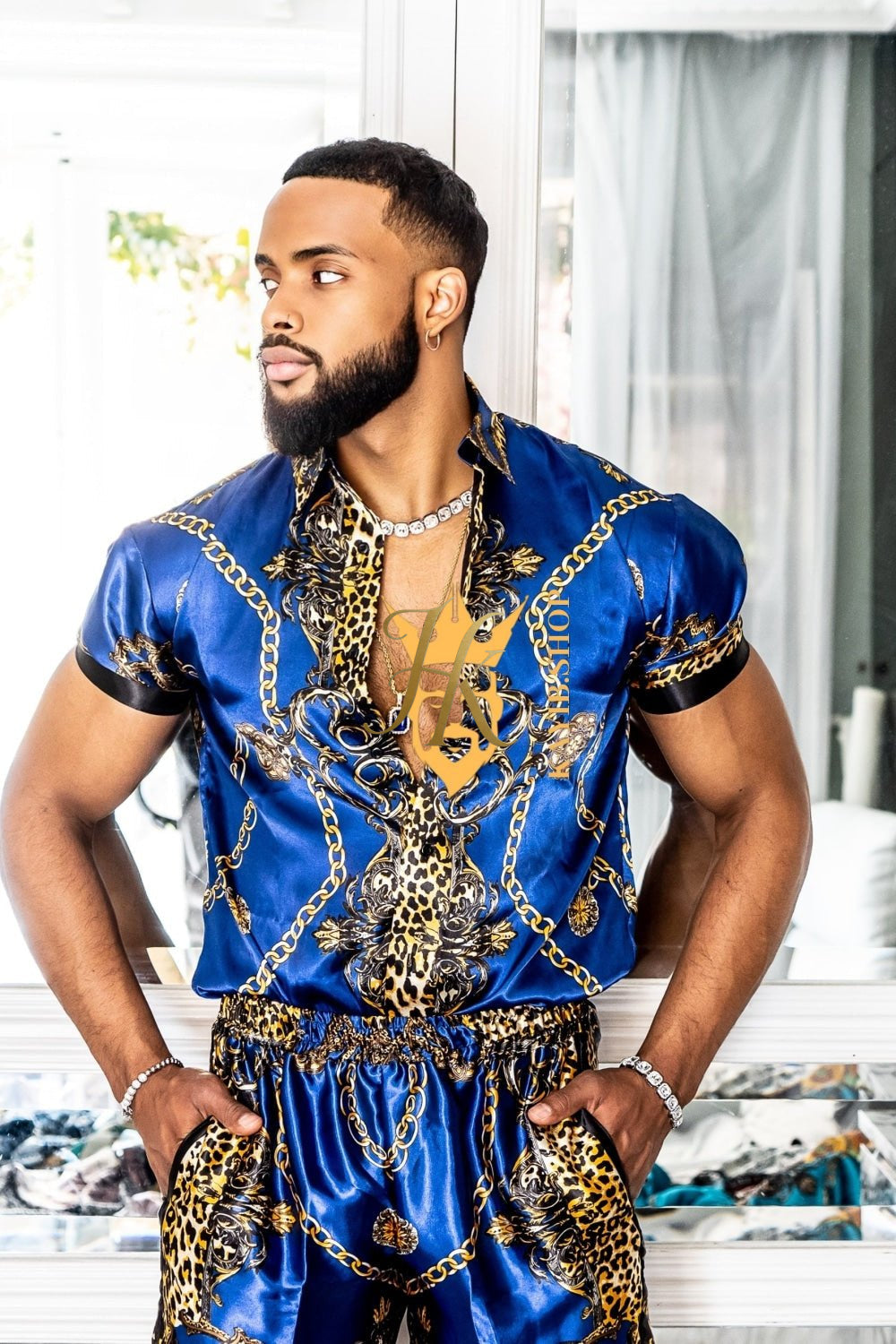 Barocco Men's Silk Set - Elevate Your Style with Pure Luxury - Hand-Sewn for Impeccable Quality - kayibstrore