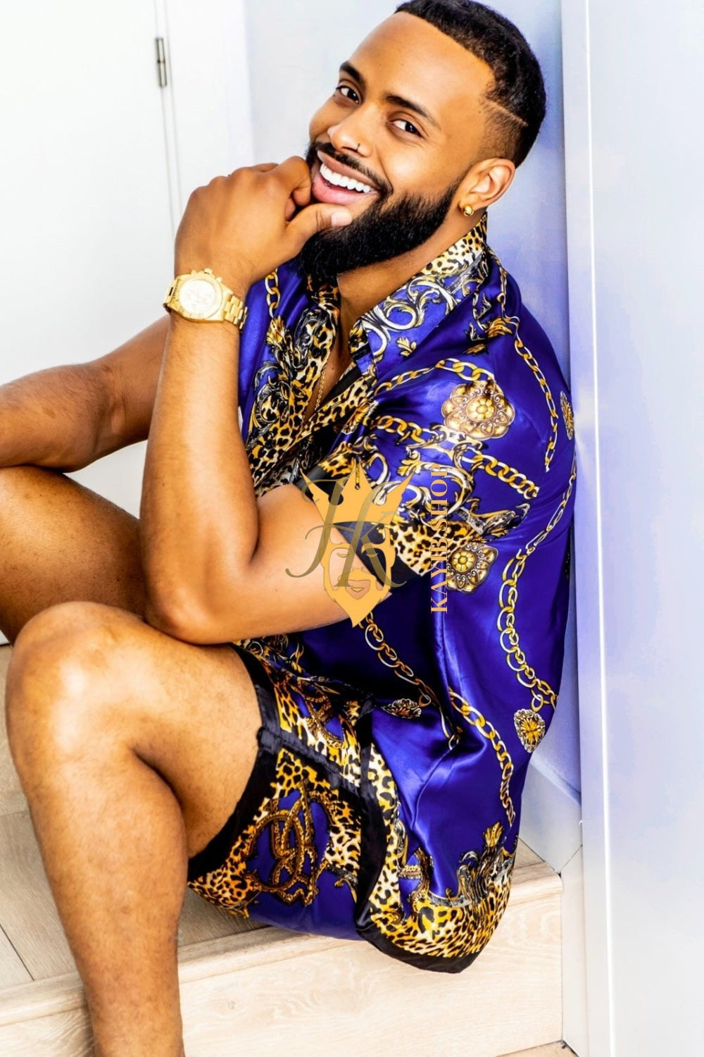 Barocco Men's Silk Set - Elevate Your Style with Pure Luxury - Hand-Sewn for Impeccable Quality - kayibstrore