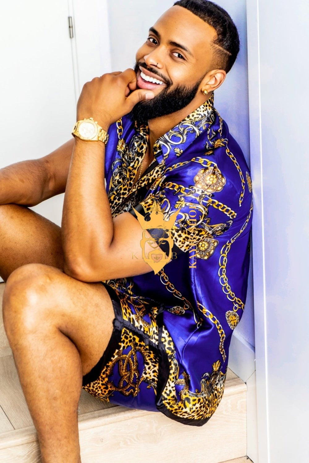 Barocco Men's Silk Set - Elevate Your Style with Pure Luxury - Hand-Sewn for Impeccable Quality - kayibstrore